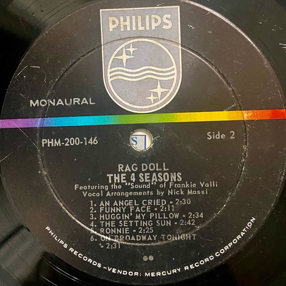 THE 4 SEASONS - RAG DOLL 1964 - Picture 8 of 10